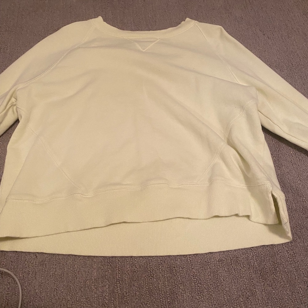 super cute sweatshirt from target worn once looks a lot brighter in person